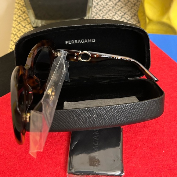 Salvatore Ferragamo Brown Sunglasses - Picture 2 of 6